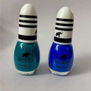 Kokie Women’s Nail Polish Bottle - Teal & Royal Blue